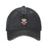 Son Goku Chibi  Dragon Ball  Baseball Cap Casual Distressed Denim  Sun Cap Men Women Outdoor Summer Adjustable Fit Caps Hat