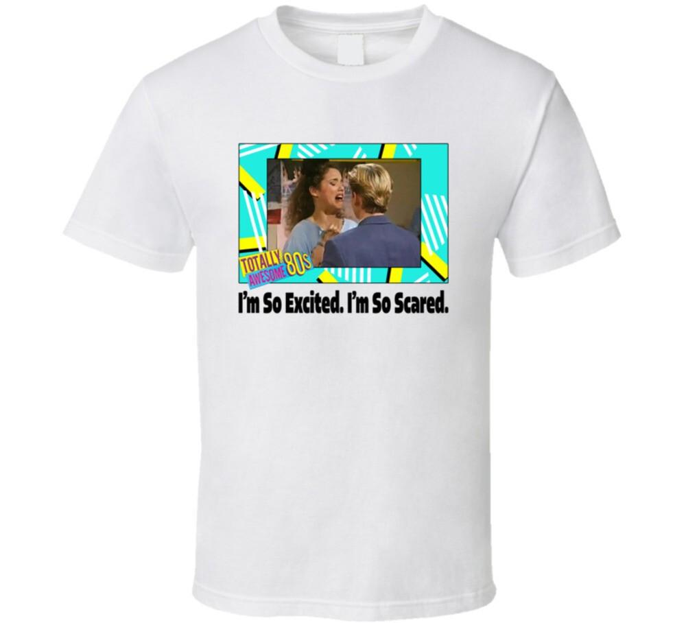 I'm So Excited I'm So Scared Saved By The Bell Tv Series Fan T Shirt