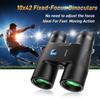 APEXEL 10x42 Fixed-Focus Binoculars for Adults & Kids High Powered FMC Lens BAK4 Prism Telescope