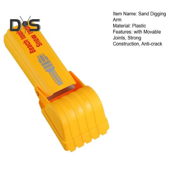 Рука для копания песка с подвижными суставами Игрушка-экскаватор для песка Развивает моторику и творчество Снежный экскаватор Игрушка-песочница для пляжа на открытом воздухе