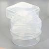 10Pcs Plastic Box Case For Puff Transparent Sponge Puff Portable Travel Cosmetic Bags Cosmetics Storage Case