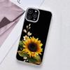 For Motorola Moto Edge 40 30 Neo G54 G24 G84 iPhone 15 14 Xiaomi Redmi Note 13 12 11 Pro Samsung Galaxy A54 Sunflower Ukraine Map Flag Phone Case