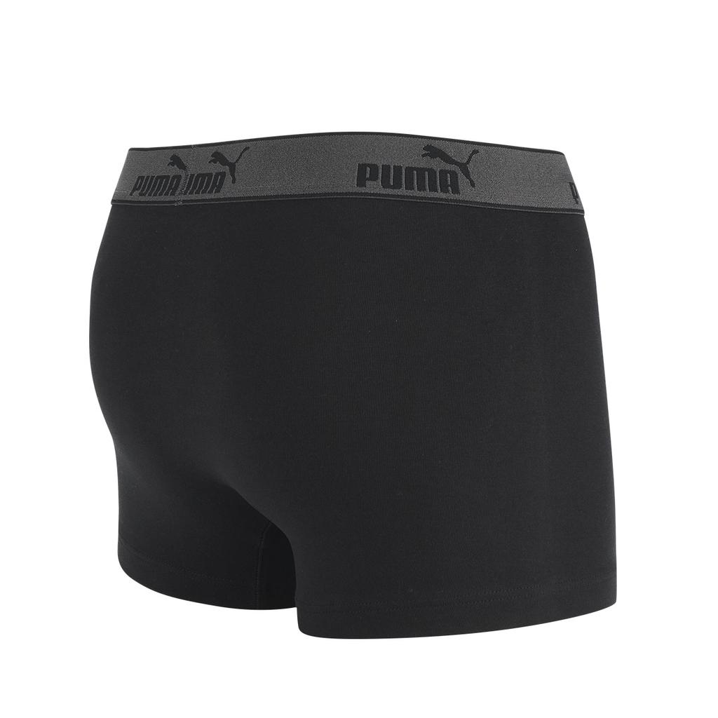Puma Solid Color Letter Logo Sports Casual Boxer Briefs 3-Pack Men Underwear 701229116-003
