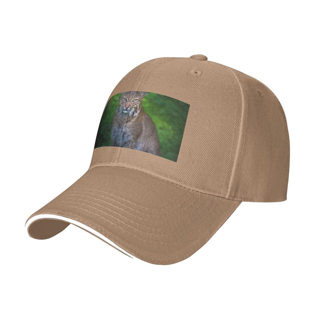 Fashion Portrait of a FeUnisex Bobcat Curved Brim Baseball Cap Photo Shooting Brand Cap