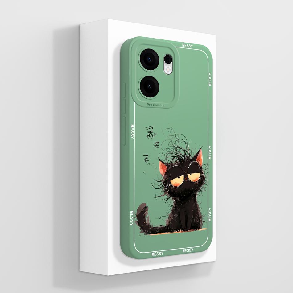 Case For Oppo Reno 13F 4G 5G Luxury Floral Print Soft Liquid Silicone High Quality Phone Shell For Reno13F Full Coverage Bumper