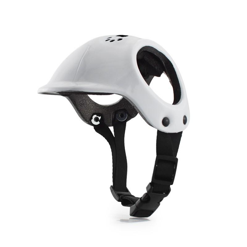 Cool Sport Hat for Pets Fashionable Polyester Bicycle Motorcycle Helmet with Sunglasses for Dog Protective Ridding Cap