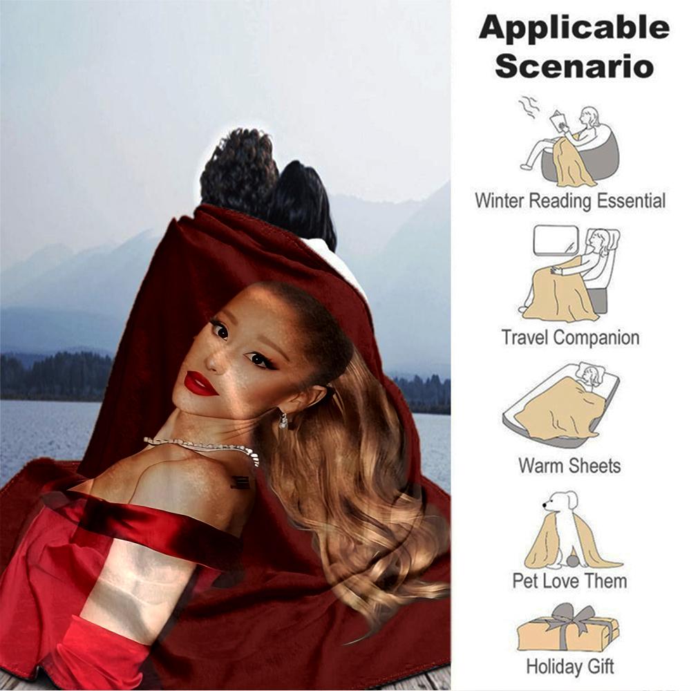 Elegant Glamour Blanket Soft Throw Blanket For Home Bedroom Bed Sofa Travel Office Solid Christmas Blanket