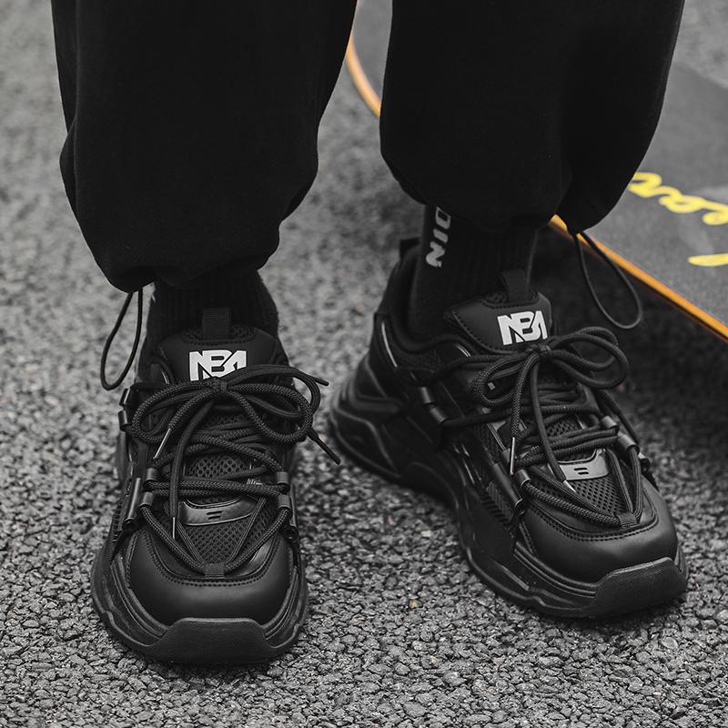 Нескользящие износостойкие модные ретро уличные кроссовки на толстой подошве для взрослых, повседневная спортивная мужская обувь, обувь для папы