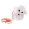 Promotional Gift Electric Puppy Leash Moves Forward/Backward Realistic Stuffed Animals Plush Toy