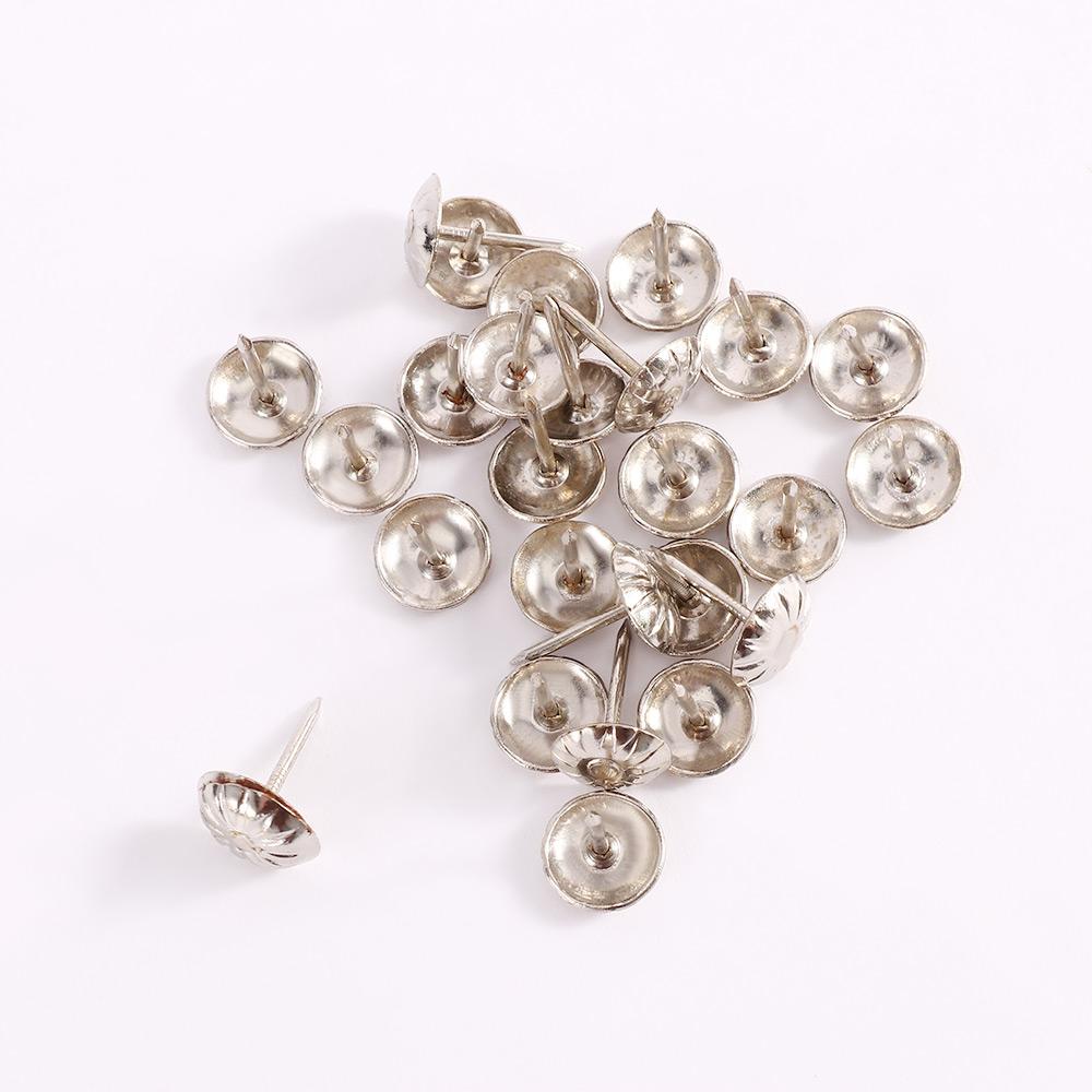 Сделай сам Обивка дивана Домашняя шкатулка для украшений Подарочная коробка Мебельная фурнитура Декоративные гвозди Кнопки