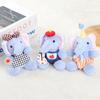 Vitality Baby Elephant Doll Pendant Plush Toy Elephant Doll Keychain Gift Girl Bag Pendant Rag Doll