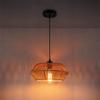 Handmade and Creative Design Wicker Rattan Ceiling Light for Teahouses Homestays Decorative Pastoral Retro Pendant Light Fixture