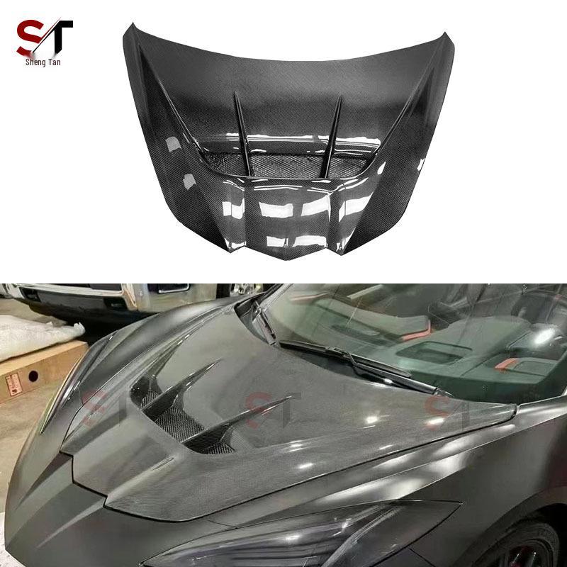 Chevrolet Corvette C8 Капот из углеродного волокна Передняя крышка Комплект кузова