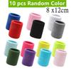 1/2/10 Pcs Towel Sports Wristbands Tennis Sweat Bands Wrist Guard For Basketball Volleyball Padel Fitness Sweatbands Wrist Wrap