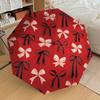 1pc Bow Pattern Automatic Folding Umbrella, Heavy-Duty 8-Rib Construction, Perfect for Everyday yy251114138