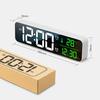 Music LED Digital Alarm Clock Temperature Date Display Desktop Mirror Clocks Home Table Decoration Electronic Clock Tools