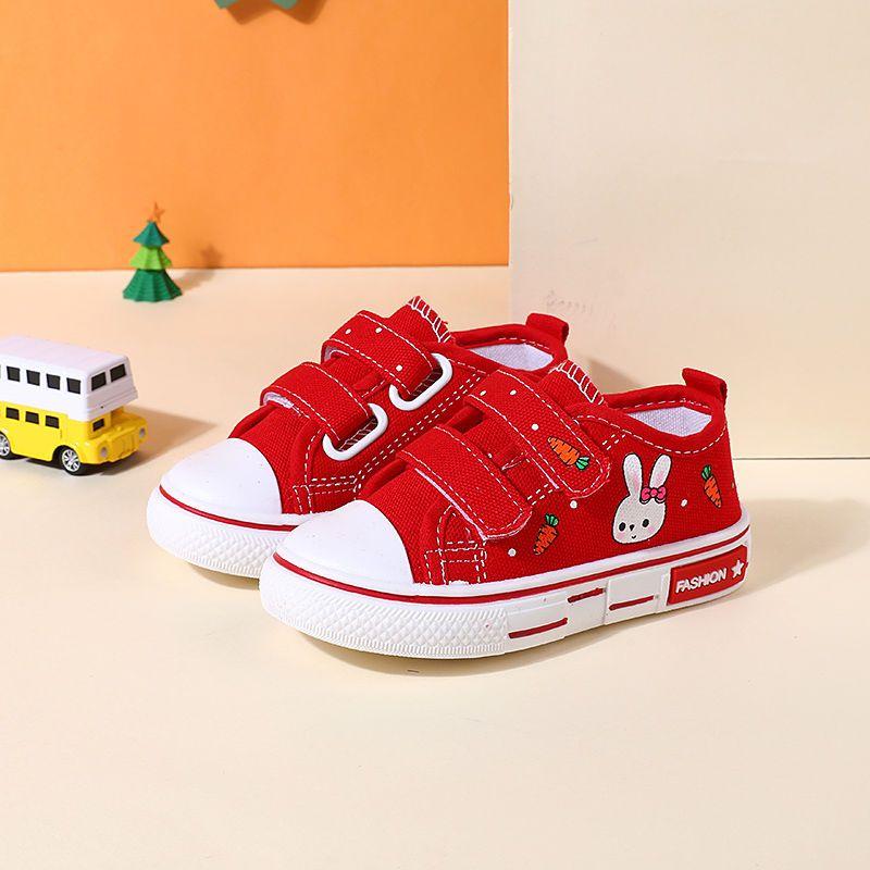 Холщовая обувь для девочек, детские одинарные туфли на мягкой подошве для детей 1–3–6 лет, детская дышащая парусиновая обувь, обувь для мальчиков, весенне-осенняя обувь