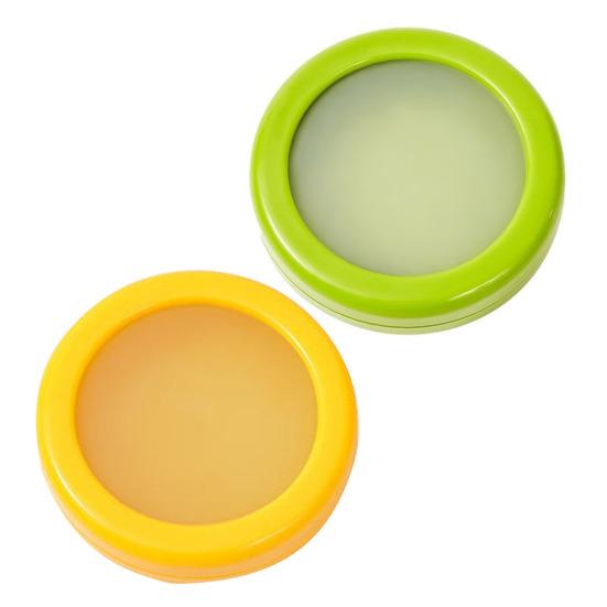 Refrigerator Storage Container Silicone Fruit Storage Box with Twist-Off Lid BPA Free Easy To Clean Reusable Fridge Fruit Fresh-keeping Box