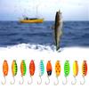 10 шт. Стальные одинарные крючки Спиннербейты Блесны Блесны для ловли окуня Ложки Рыболовные спиннеры Воблеры Набор для соленой и пресной воды