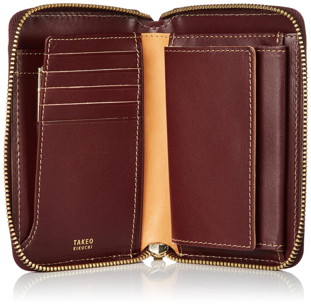 Long Wallet TK Surface Accessory Bordeaux [Takeokikuchi] Men's