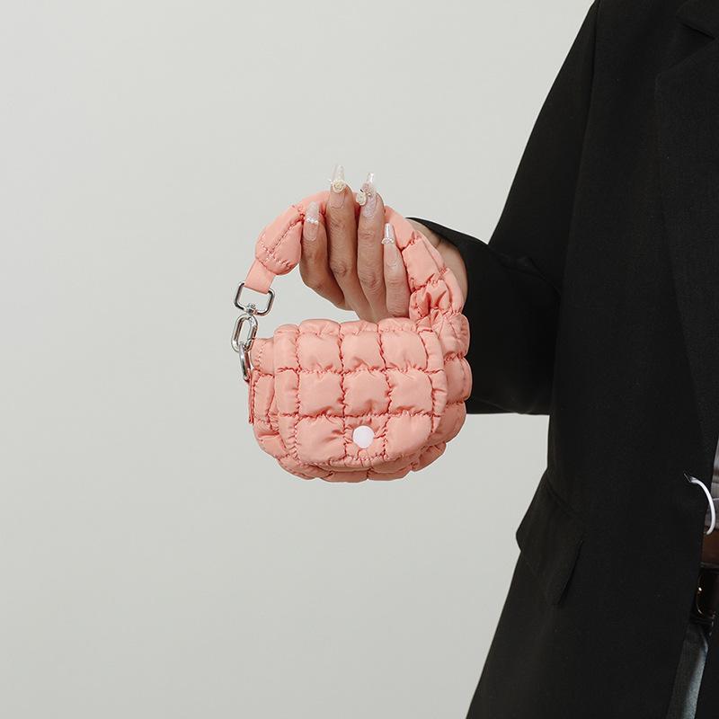 Трендовая плиссированная сумка-облако: Шикарная, Миниатюрная, Универсальная Сумка-Аксессуар в Модном Корейском Стиле