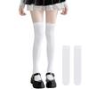 [Allanve] Knee High Socks Black White [3D 3D Compression Beautiful Legs, Leg Lengthening Effect, Hard To Fall Off] High Socks Ladies Knee High