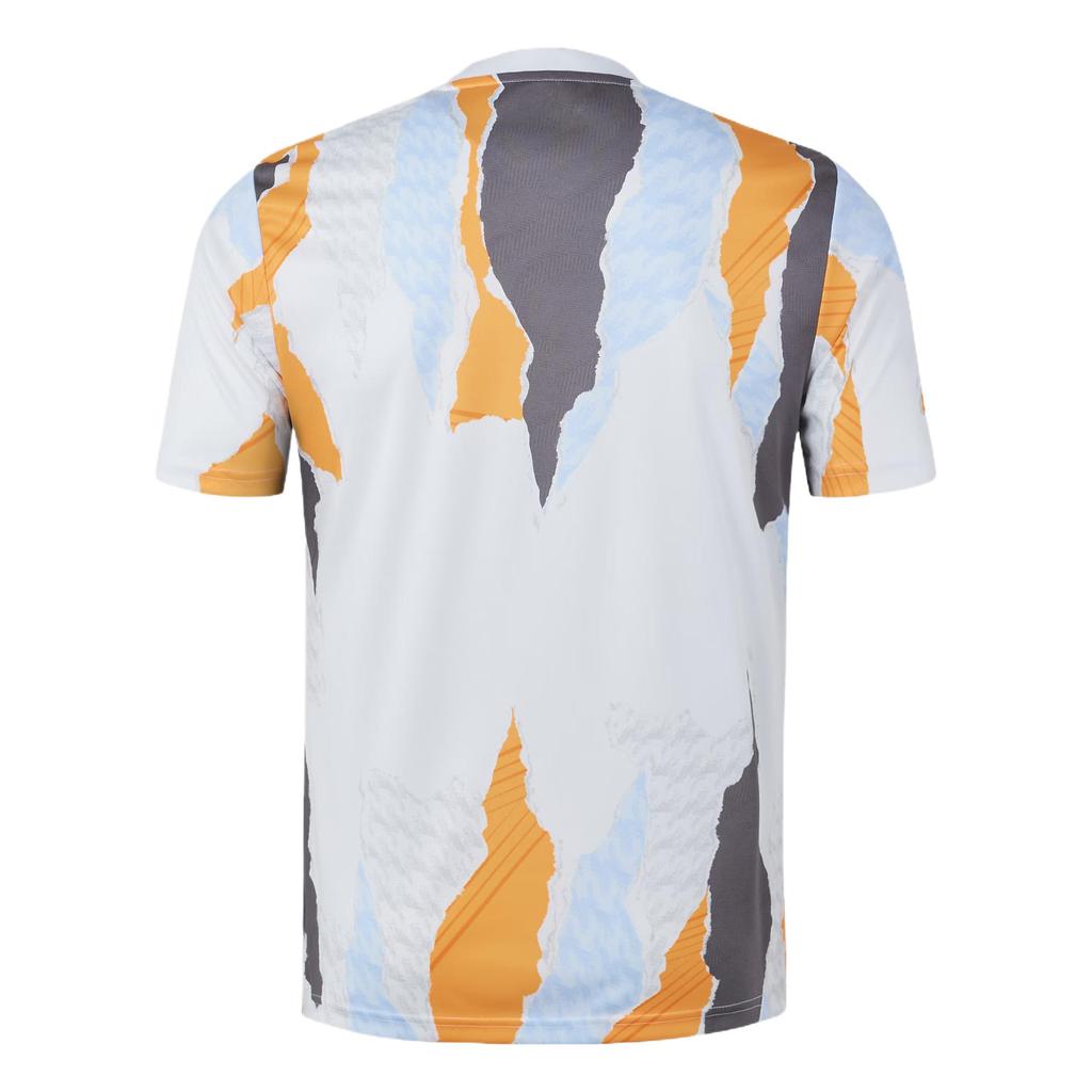 Adidas Футболка Aeroready Real Madrid Football Series Preshi 24/25 сезона, спортивная, повседневная, удобная, быстросохнущая, с коротким рукавом, мужская, JJ3493