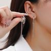 Серьги-кисточки "Капля воды" с серебряной иглой - Ретро, Легкая роскошь, Простой крутой стиль, Аксессуары