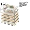 Stackable Desk Drawer Organizer Paper Letter Tray, Acrylic File Organizer, Clear Information Sorting Container Holder Sorter for Documents,
