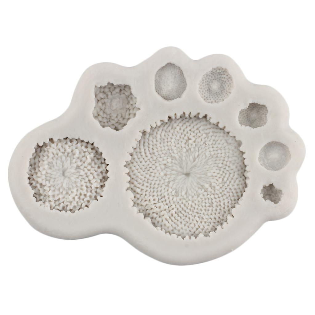 Daisy Sunflower Stamen Silicone Mould DIY Fondant Cake Decorating Tools Sugarcraft Candy Clay Chocolate Gumpaste Moulds