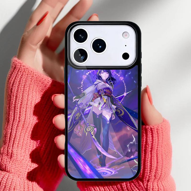 Genshin Impact RAIDENSHOGUN Phone Case for iPhone 17 16 15 14 13 Pro Max Back Cover for 12 11 Pro Coque
