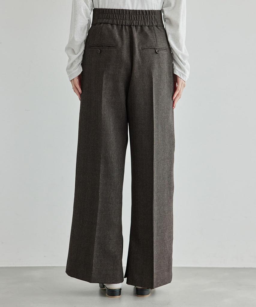 Serge Wide Matching Navy Size 36 [Rope Picnic] Wool-like Pants, Coordination, (40),