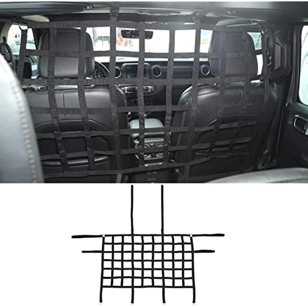 Изолирующий барьер на заднее сиденье автомобиля, разделитель сиденья для собаки и питомца для Wrangler JK JL Unlimited 2007- Gladiator JT 2 Door 4 Door