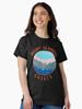 Europe Mount Olympus Greece Retro Distressed Circle Classic T-Shirt