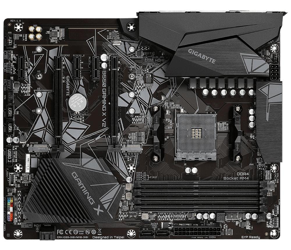 Gigabyte B550 GAMING X V2 motherboard AM4 DDR4 Black