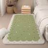Imitation Cashmere Fresh Household Absorbent Anti-Slip Bedroom Bed Blanket Living Room Rug Fully Carpeted Home Decoration