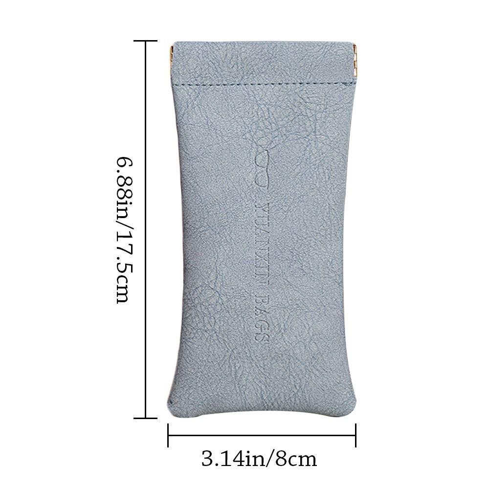 Водонепроницаемый чехол из мягкой кожи для очков, мешочек для очков, футляр для очков, мешочек для помады