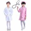 Monoi Nurse Cosplay Children Girls Nurse Costume Children Clothes Halloween Costume Doctor Costume Doctor Uniform White Coat Stethoscope Set E0629