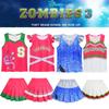 Creepy Zombies 3 Cheerleader Cosplay Costume For Girls Perfect Gift For Halloween