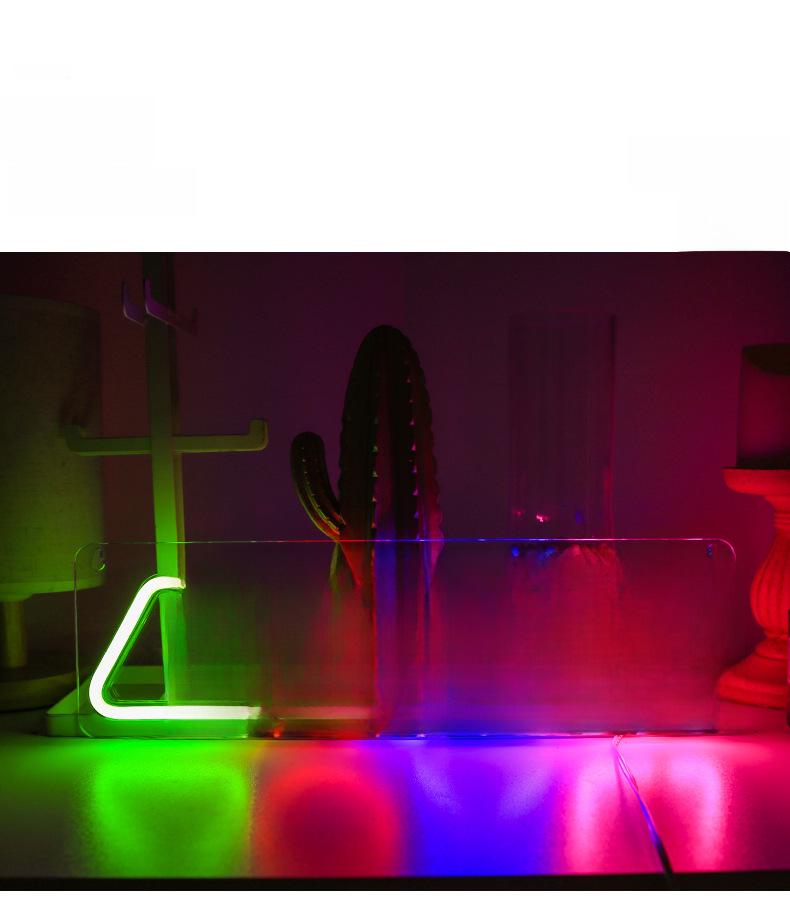 Светодиодная неоновая подсветка с логотипом и акриловой панелью для декора игровой комнаты