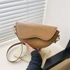 Bag Women'S Winter Simple Casual One Shoulder Underarm Bag Niche Fashion Trend Crossbody Saddle Bag Women