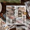 24 шт. Ретро Эстетичный Коллаж Декоративная Бумага Винтажный Junk Journal Поделки DIY Фон Материалы