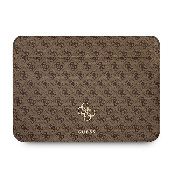 Pokrowiec do 13" Guess 4G Big Logo Brązowy