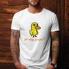 Funny Got Any Grapes Cartoon Duck Tshirt Bird Top Fun Duck Song Retro Video Top