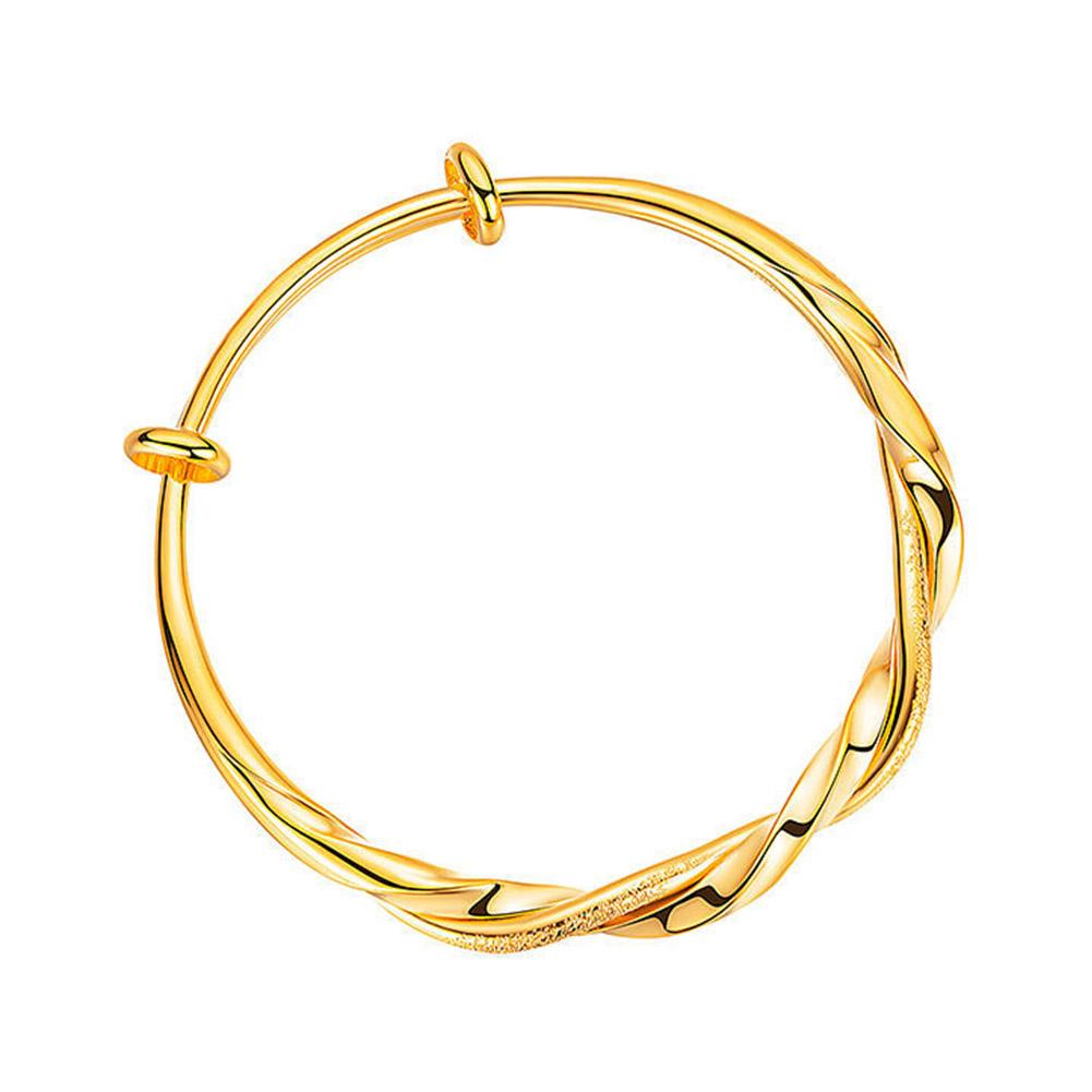 Корейская версия винтажные золотые браслеты цвета ниши дизайн витые модные аксессуары свадебные украшения J4X7