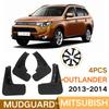 Auto Mud Flaps Kit for Mitsubishi Outlander 2015- 2018 Mud Fender Splash Guard Front and Rear 4-PC Set Car Stylin