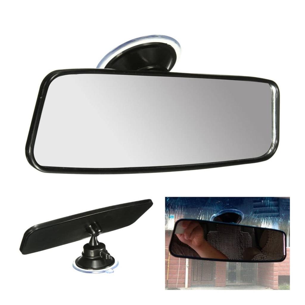 TOYMYTOY Car Auxiliary Mirror, Universal Car Rear Mirror, 360 Degree Rotation, Suction Cup Type,