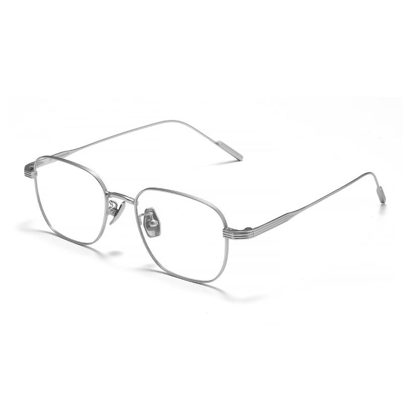 Fashionable Pure Titanium Presbyopia Glasses Frame High Quality Anti Blue Light Reading Glasses For Men And Women 80809TS