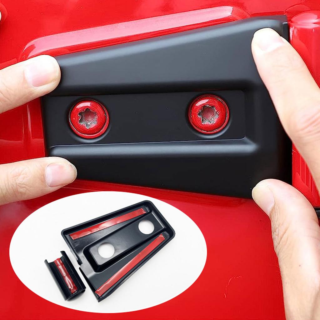 JK 4-Door Door Hinge Covers Protector Trim Kit for Jeep Wrangler Unlimited Rubicon Sahara Sports Accessories 2007-2018 JK