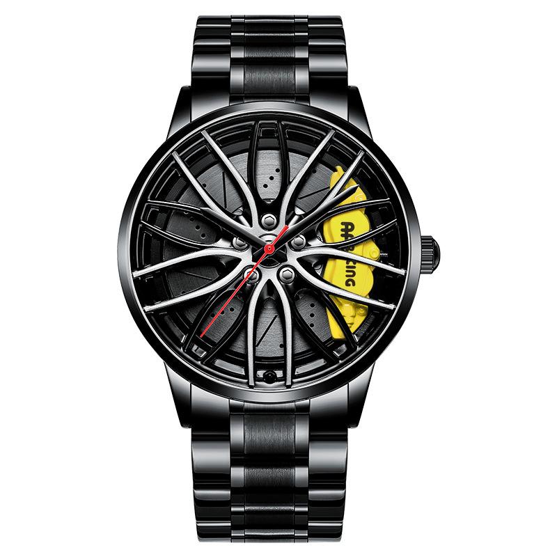 SVJ Wheel Watch Кованые полые часы Мужские AMG 488 Гидравлические мужские часы Кварцевые часы